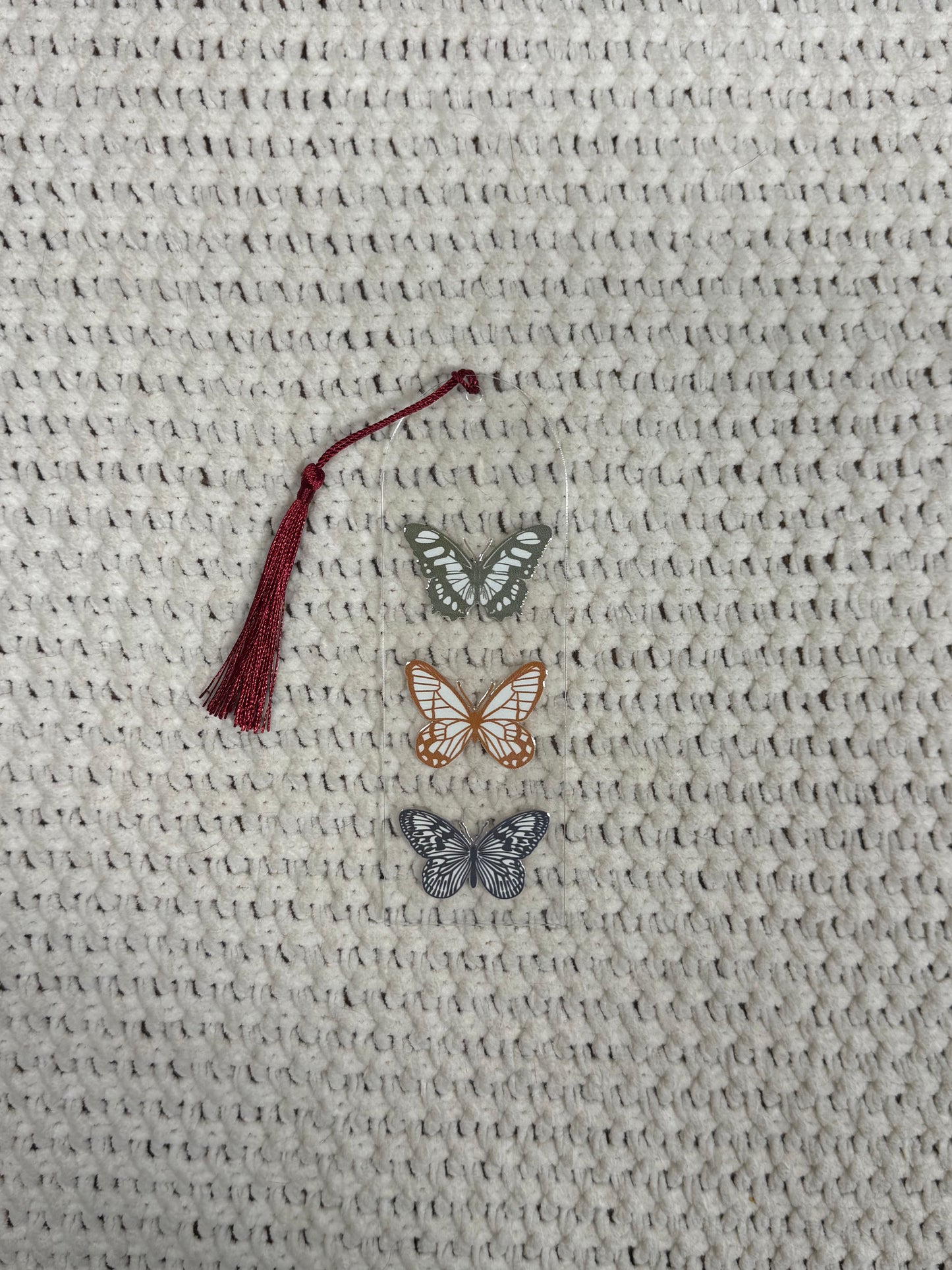 Butterflies Acrylic Bookmark