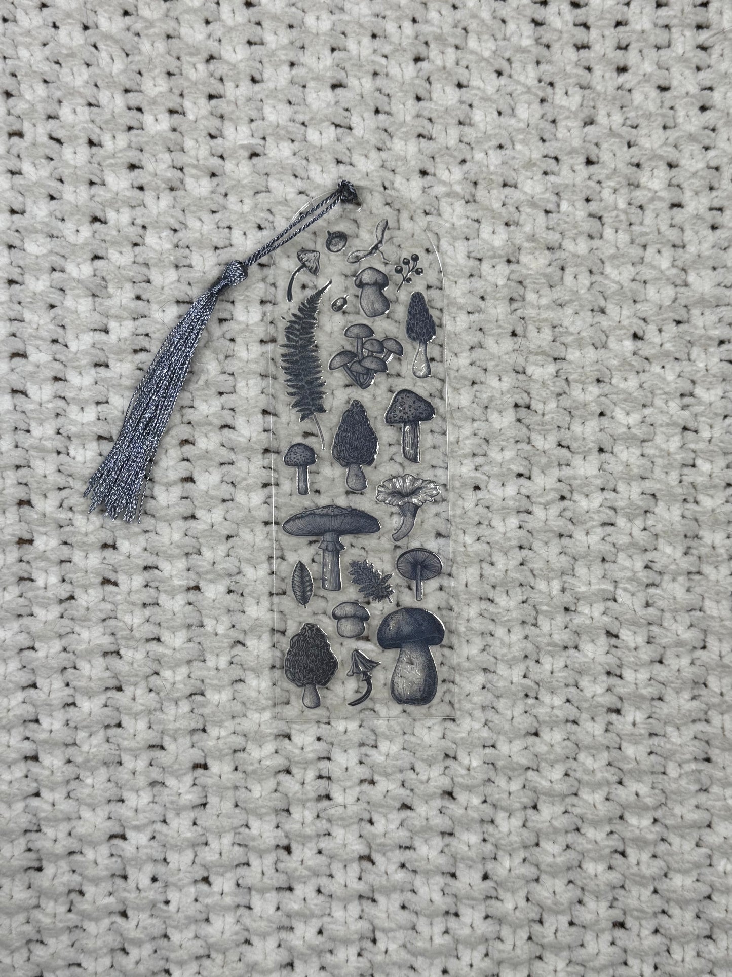 Mushrooms Acrylic Bookmark