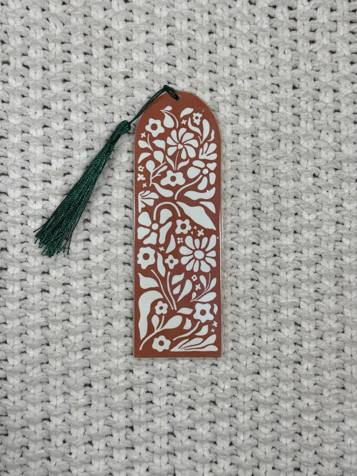 Floral Acrylic Bookmark