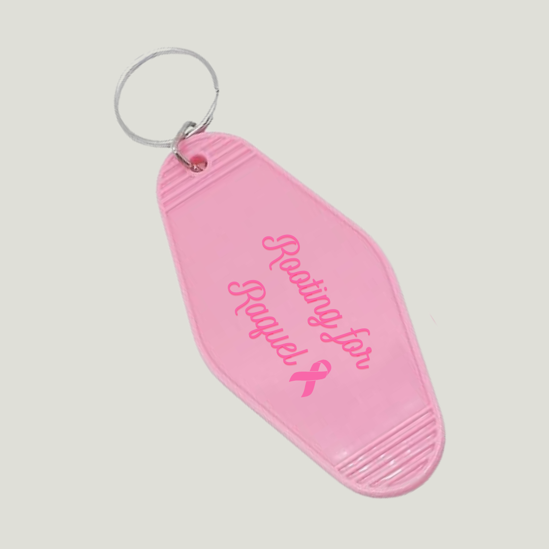(PRE-ORDER CLOSED) Rooting for Raquel - Motel Keychain