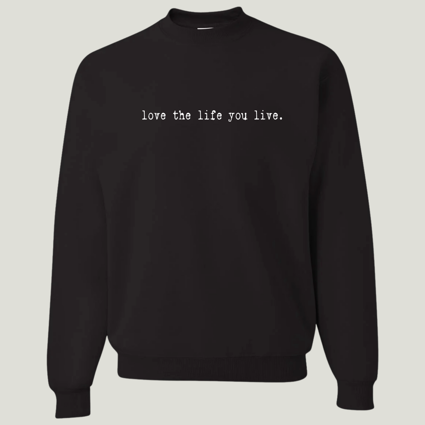 Black Crewneck Sweatshirt
