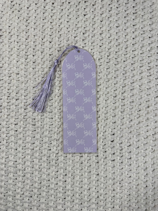 Lavender Bows Acrylic Bookmark