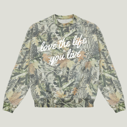 Camo Crewneck Sweatshirt