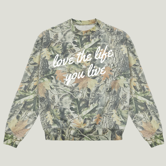Camo Crewneck Sweatshirt