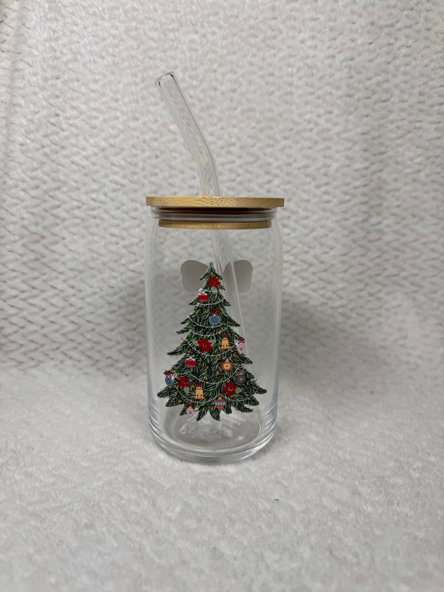 Christmas Bow & Tree Cup