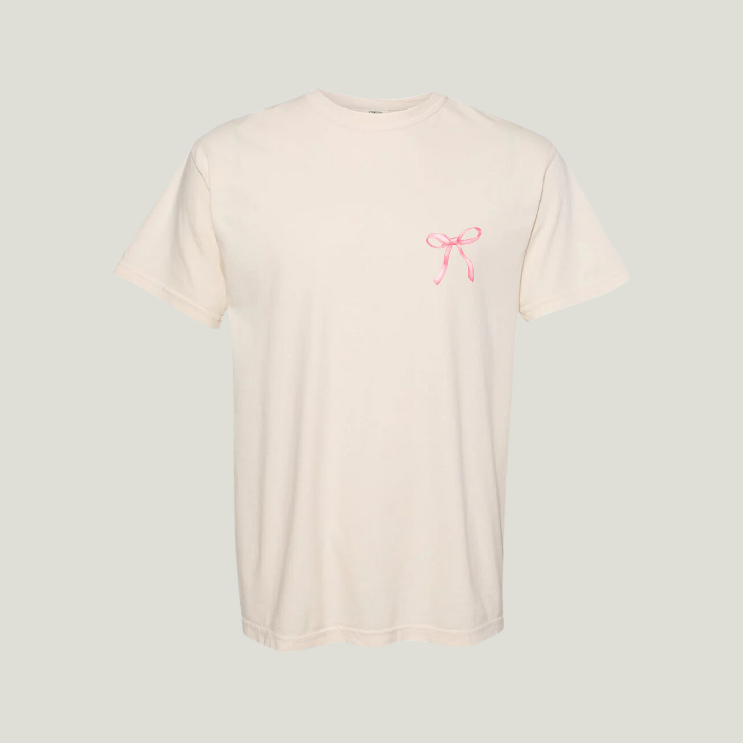 (PRE-ORDER CLOSED) Valentine's Day Exclusive - "love you more" Bow Short Sleeve Tee