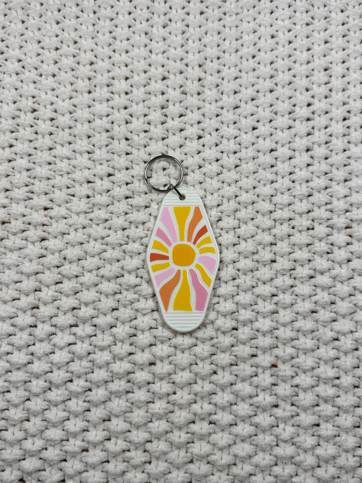 White Keychain - Sunshine Design