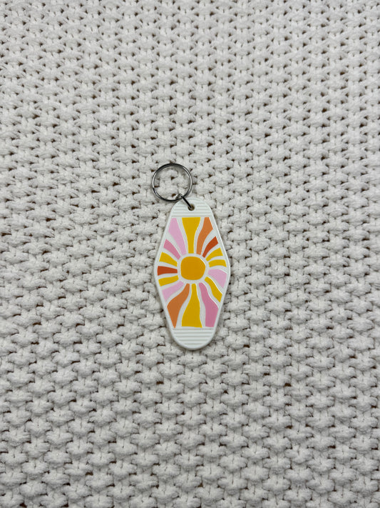 White Keychain - Sunshine Design