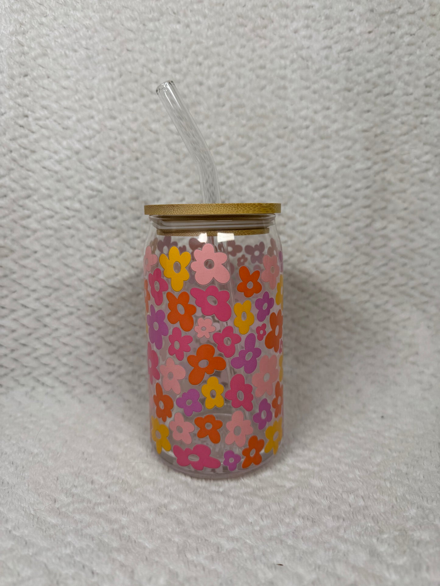 Colorful Floral Cup