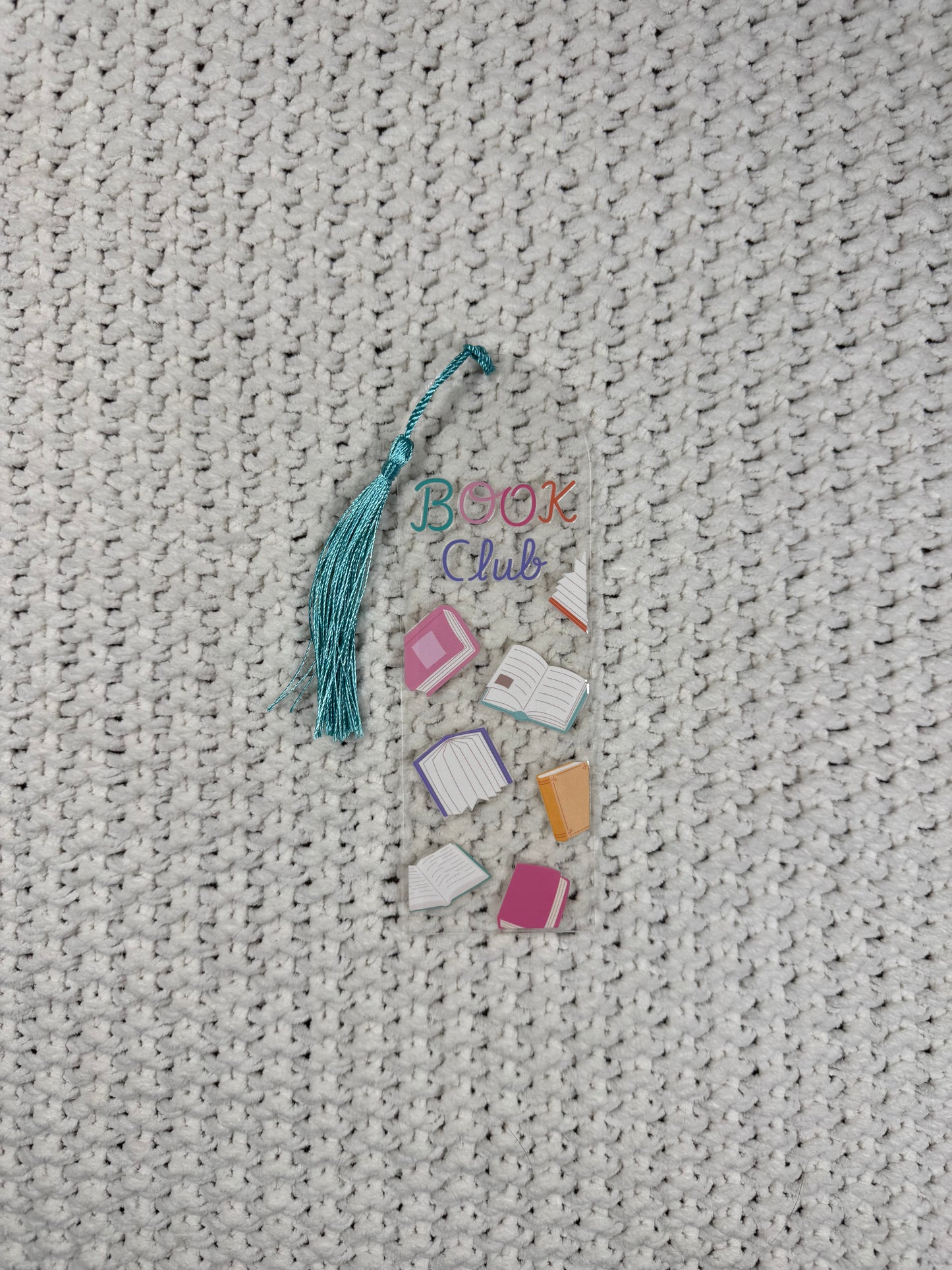 Book Club Acrylic Bookmark