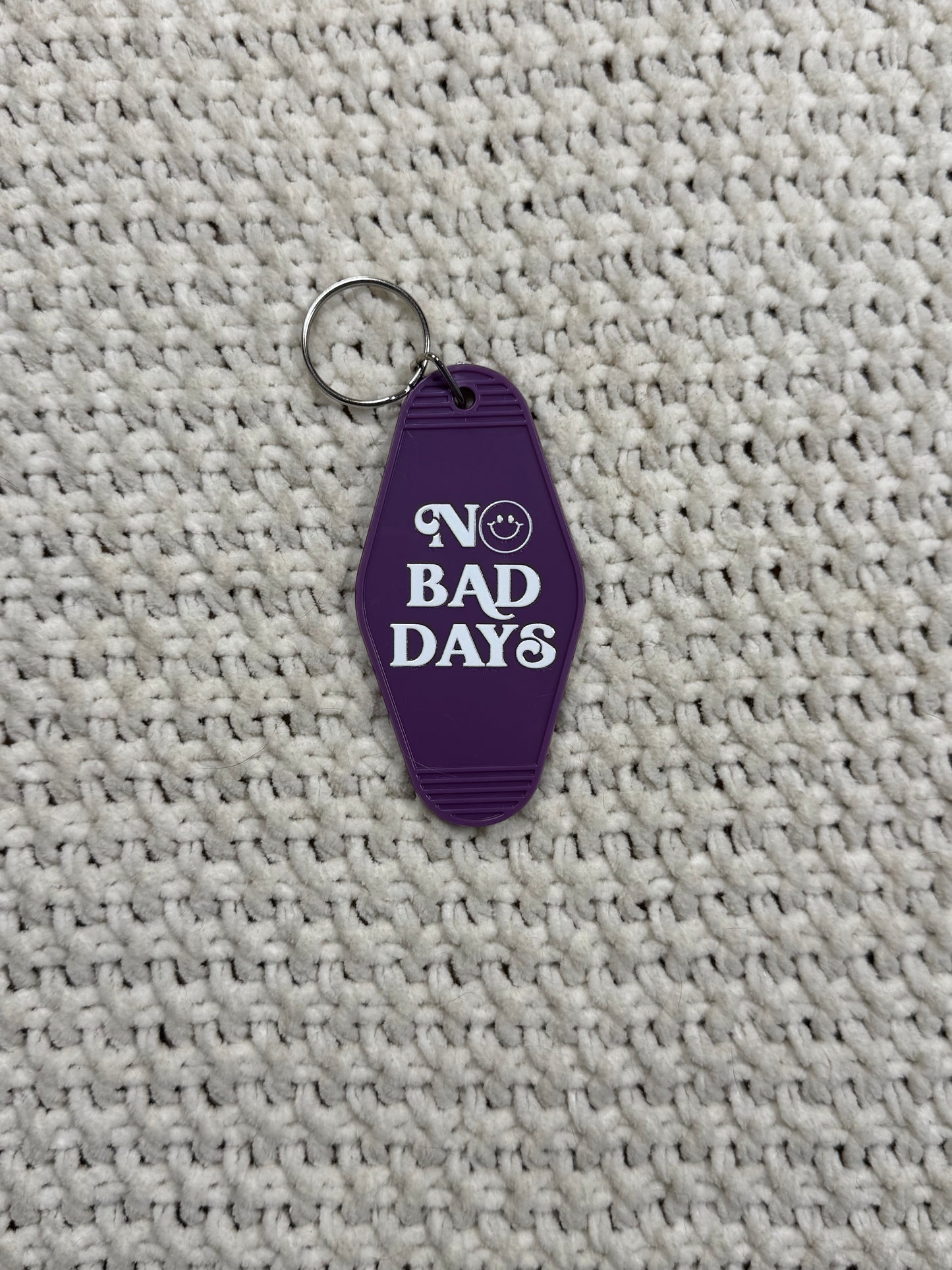 Deep Purple Keychain - No Bad Days Design