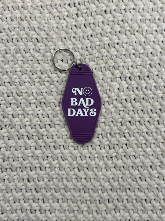 Deep Purple Keychain - No Bad Days Design