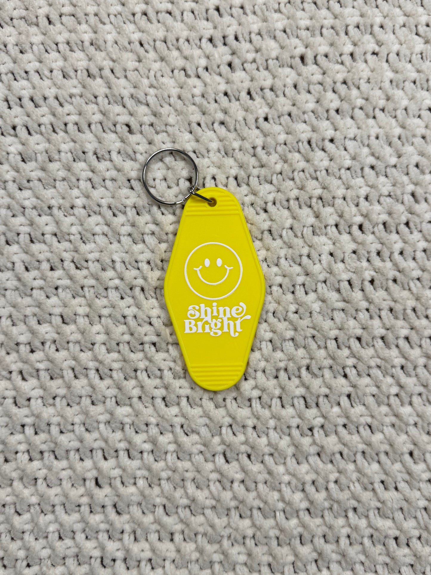 Yellow Keychain - Shine Bright Design