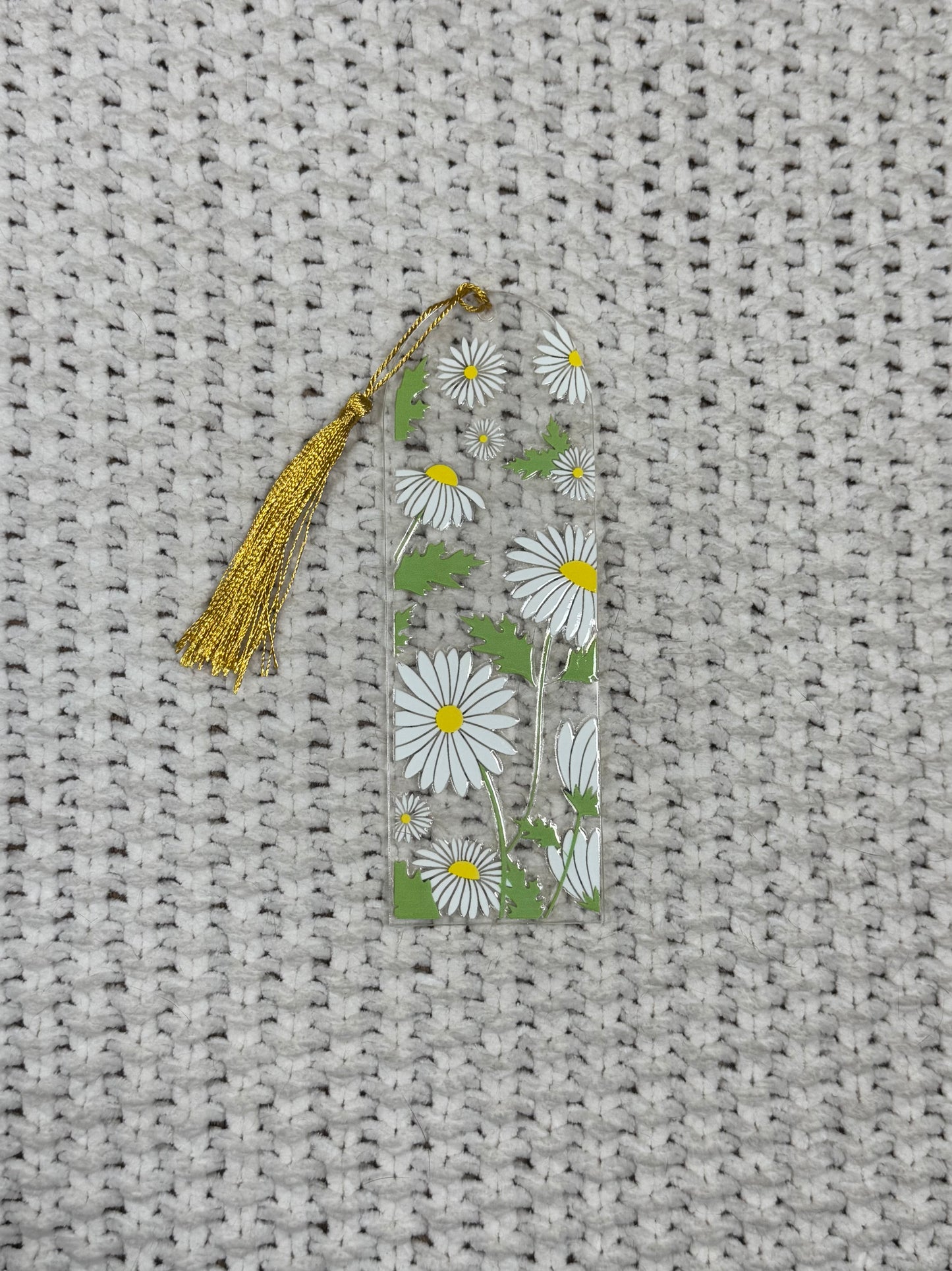 Daisies Acrylic Bookmark