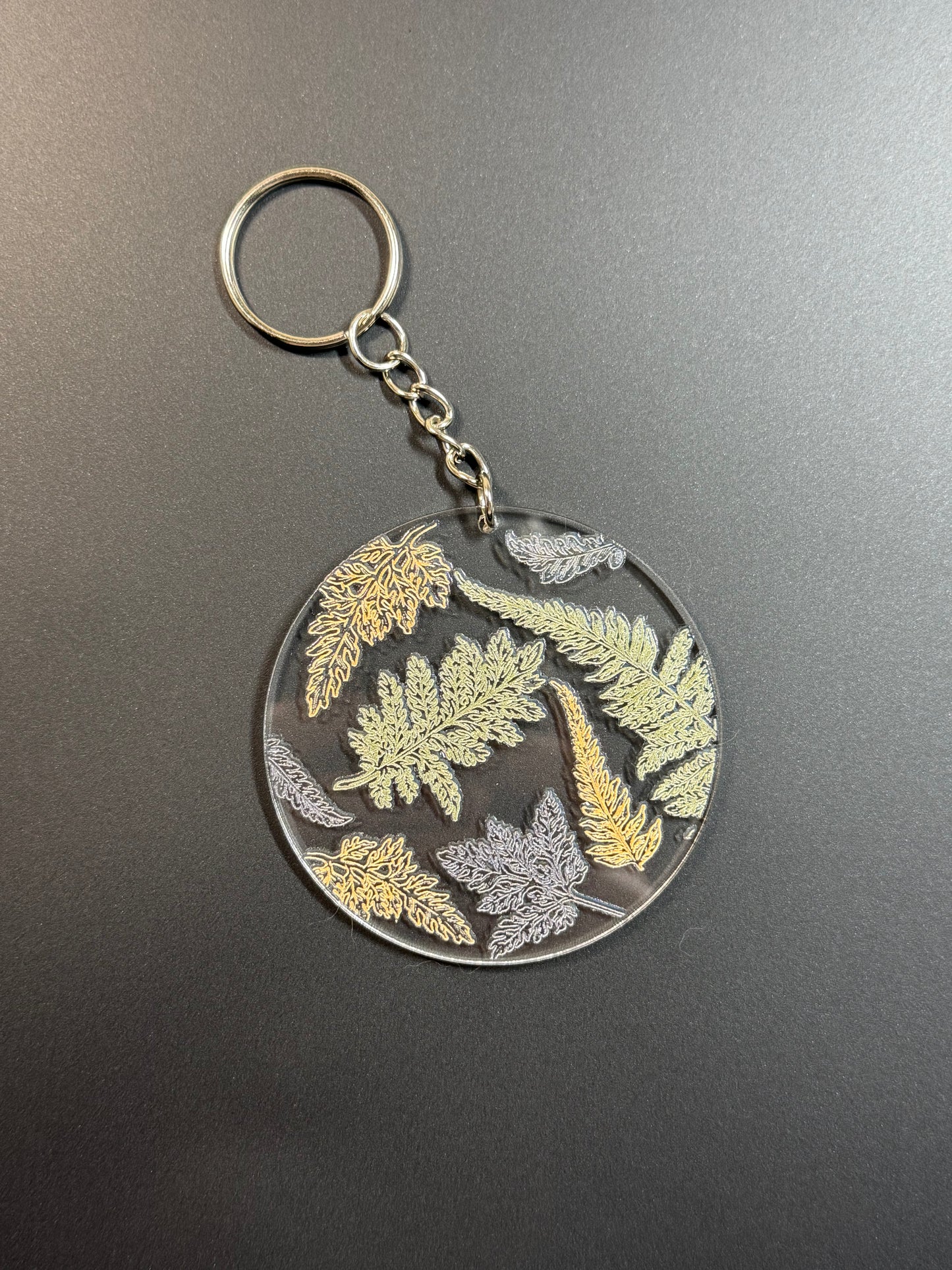 Fern Leaves Acrylic Keychain