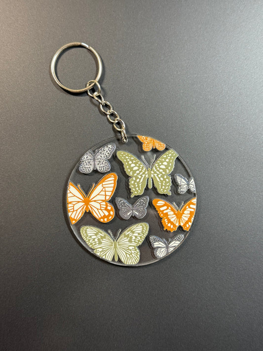 Butterflies Acrylic Keychain