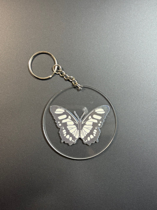 Butterfly Acrylic Keychain