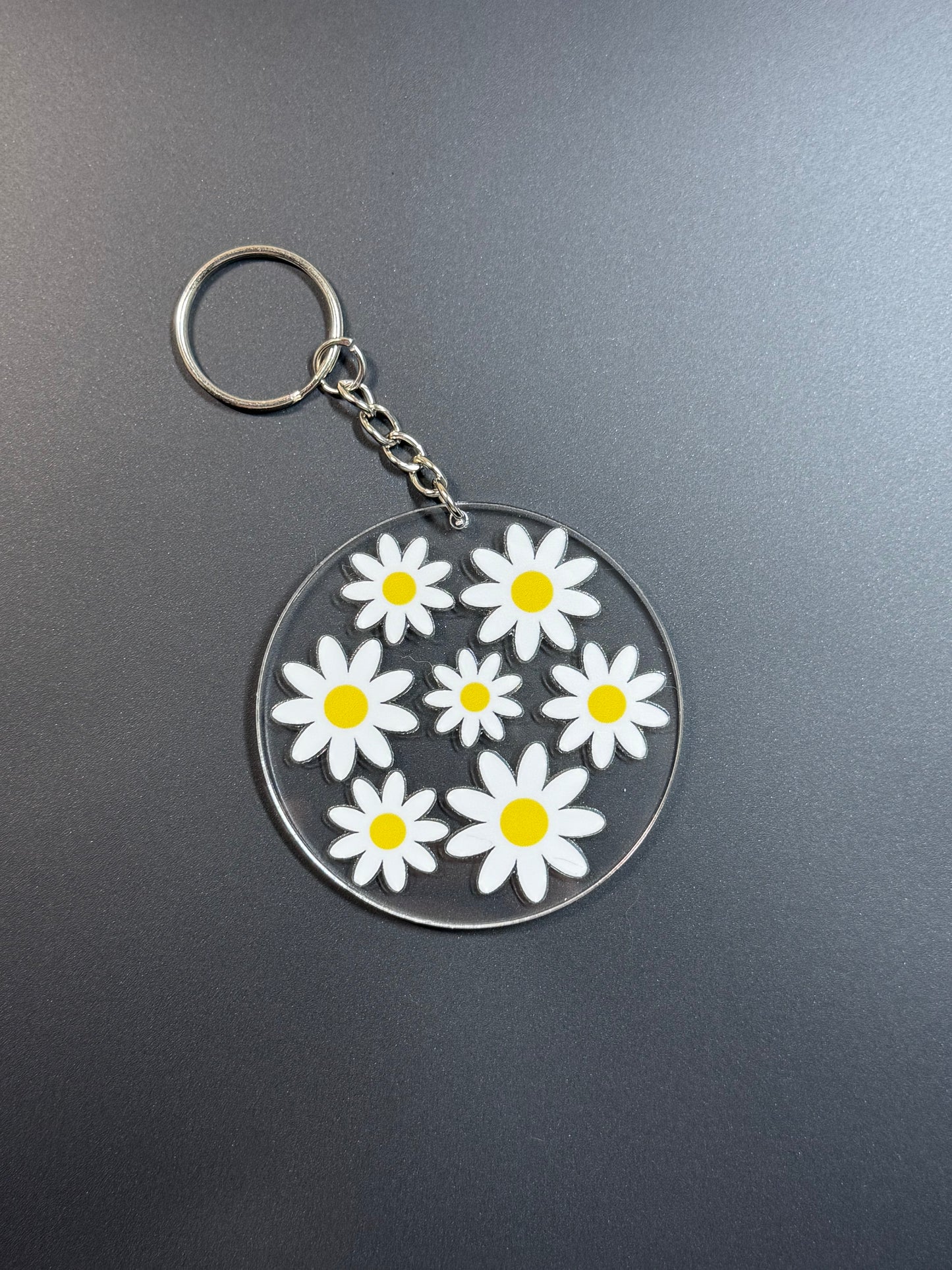 Daisies Acrylic Keychain