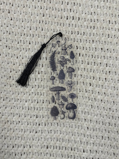 Mushrooms Acrylic Bookmark