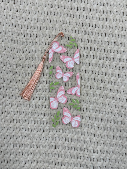 Butterflies Acrylic Bookmark