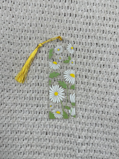 Daisies Acrylic Bookmark