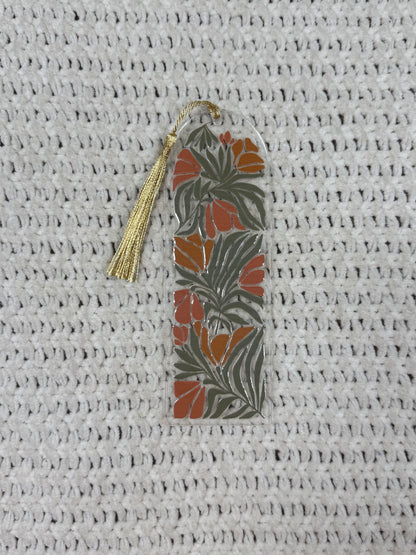 Plant Leaves Acrylic Bookmark